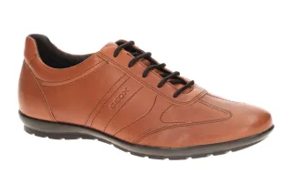 Geox U74A5B 000LM C6003 Herren Schn?rschuhe brauncotto Echtleder wasserdicht ...
