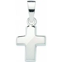 Adelia´s Kettenanhänger Damen & Herren 925 Silber Kreuz Anhänger, Silberschmuck für Damen & Herren