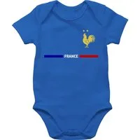 Shirtracer Shirtbody Frankreich Trikot Wappen, France mit Stolz, Französisches Fan-Motiv 2026 Fussball WM Fanartikel Baby