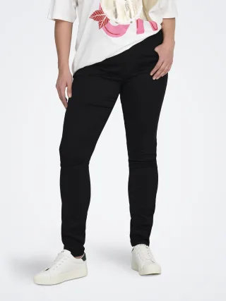ONLY CARMAKOMA - CARAUGUSTA HW SKINNY JEANS BLACK NOOS Black - Gr. - 42/30