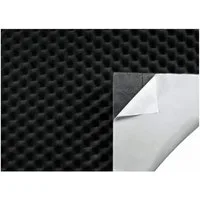 Hama Car-Hifi Schallschutzisolierung Selbstklebend Subwoofer (Akustik Schaumstoff Dämmung Stoff Subwoofer-Boxen Reserverad-Mulde)