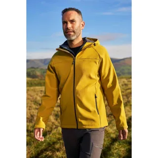 Mountain Warehouse - "Exodus" Softshelljacke für Herren (Weiches Gelb)