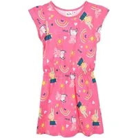 Peppa Pig Sommerkleid Peppa Wutz Pig Kinder Mädchen Kleid Gr. 98 bis 116, 100% Baumwolle