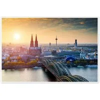 Posterlounge Wandbild Köln I, euregiophoto, erhältlich als Poster, Leinwandbild, Wandsticker oder Acrylglasbild