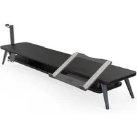 Fenge Monitorständer Tischaufsatz mit Handyhalterung, Laptop-Ständer und Kopfhörerhaken, (108 cm breit, Laptop-Ständer verstellbar, wasserabweisend, kratzfest)