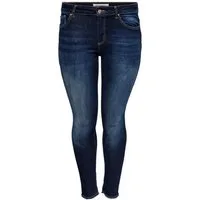 ONLY CARMAKOMA Skinny-fit-Jeans Skinny Stretch Jeans Curvy Plus Size für Damen (1-tlg) Baumwolle unifarben elastisch Reißverschluss casual-Style