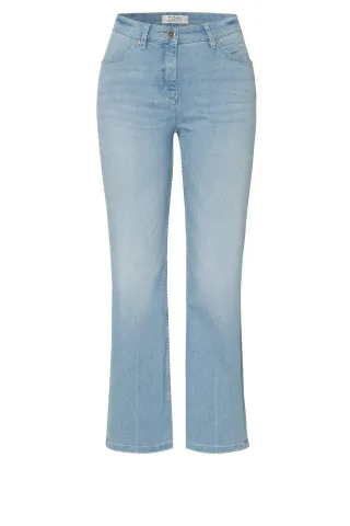 TONI - Perfect Shape Mini Flare 7/8 summer blue bleached - Gr. - 36