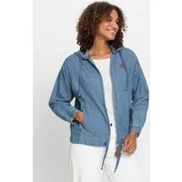 Witt Blusenblazer Jeans-Blouson Langarm
