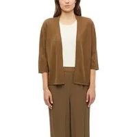 s.Oliver Cardigan 3/4-Arm Sommer-Strickjacke ohne Verschluss