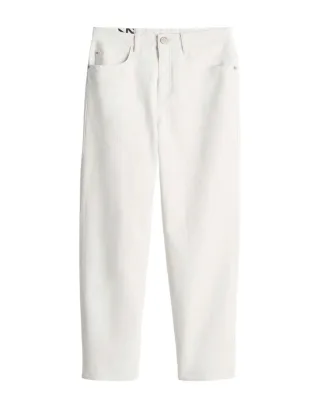 Opus - Straight Jeans aus Dry Indigo® Mid Rise - Minah honest beige/weiß - Gr. - L26