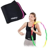 relaxdays Bauchweggürtel Hula Hoop M