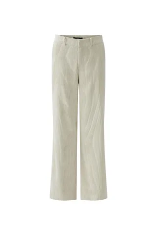 Oui - Cordhose offwhite - Gr. - 46