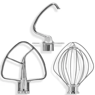 KitchenAid Edelstahlrührer 3er-Set für 4,8 und 4,3 Liter...
