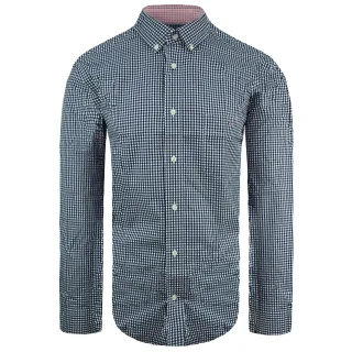Eden Park Paris Regular Herren Oxford-Hemd in Marineblau