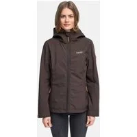 Marikoo Outdoorjacke Brombeere Sportliche Übergangsjacke mit Kapuze und schützendem Kragen