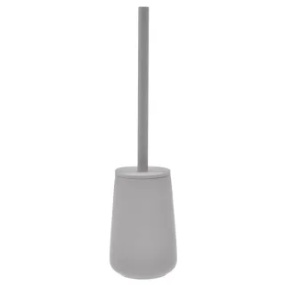 Toilettenbürste Nova One Porzellan 10x37cm | Zone Denmark Matt Soft-Touch gull grey Klobürste WC-Bürste abgedeckter Behälter Tauschkopf.