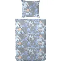 Primera Bettwäsche Bio-Renforce-Bettwäsche Willow, Renforcé (Bio-Baumwolle), 2 teilig, mit zarten Blumen und Blättern