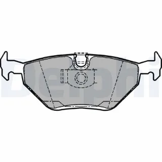 Delphi Bremsbel?ge hinten BMW 5er E39 4,6
