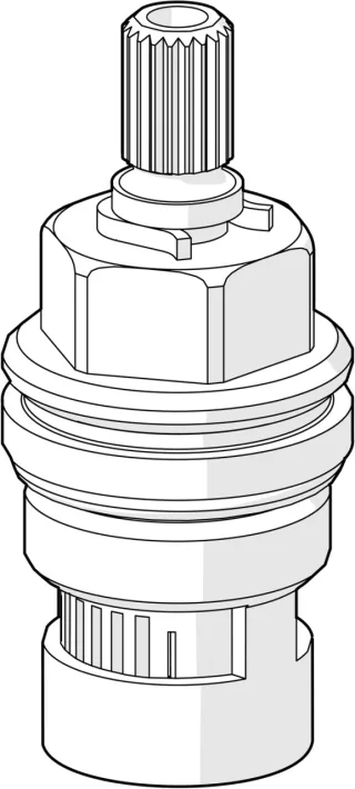 Hansa Keramik-Oberteil Oras Group 1013679V, G1/2, 1013679V 1013679V