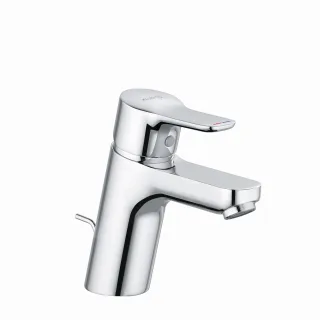 Kludi PURE & EASY Waschtischarmatur m. Ablaufgarnitur, 3,8 l/min chrom, 372820565R 372820565R