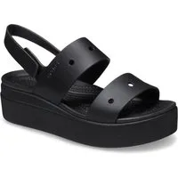 Crocs Brooklyn 4U Plateausandale Sommerschuh, Sandalette, Riemchensandale mit Klettverschluss