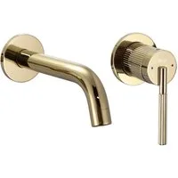 wohnwerk.idee Unterputzarmatur Wasserhahn Wandarmatur Unterputz Design Gold Kupfer Matt