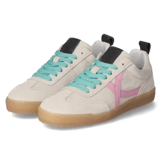 Bullboxer Low Sneaker  Beige - Gr. 40 -  Leder und Textil