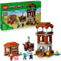 LEGO® Ein Verwüster am Plünderer-Außenposten (21278), LEGO Minecraft Konstruktionsspielsteine, (665 St), Made in Europe