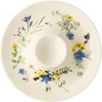 Rosenthal Eierbecher Brillance Fleurs des Alpes Eierbecher m. Ablage, Eierbecher