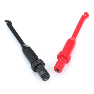 SG1016 4mm Banana Plug Multimeter Test Probes Nickel Plated Brass Wire Piercing Tools for Electrical and Automotive Circ