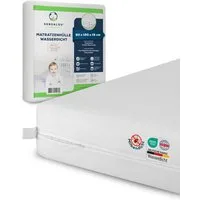 Encasing Wasserdichter Matratzenbezug mit Reißverschluss Sensalou, Matratzenschutz, allergiker geeignet, wasserdicht atmungsaktiv