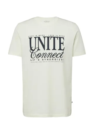 s.Oliver - T-Shirt creme - Gr. - L