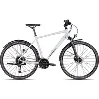 Axess Crossrad VERIS STREET, 27 Gang Shimano RD-Alivio M3100-9 Schaltwerk, Kettenschaltung, Herrenrad 28 Zoll 27-Gang weiß