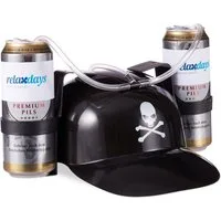 relaxdays Partyanzug Trinkhelm Pirat