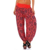 malito more than fashion Haremshose malito Damen Pumphose mit Yoga Muster, Haremshose zum Tanzen, Aladin im sommerlichen Design Einheitsgröße