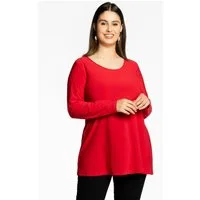 YOEK Tunika Damen Langarmshirt Große Größen