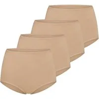 Schiesser Maxislip 4er Pack 95/5 Organic Cotton (Spar-Set, 4-St) Maxi Slip - Baumwolle - Besonders flache Nähte und supersofter Bund 