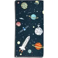 ESPiCO Strandtuch Weltall, Frottee-Velour (1-St), Kosmos, Universum, Planeten, Astronaut