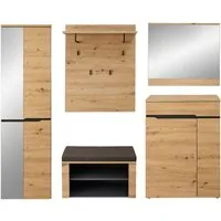 OTTO home Garderoben-Set Bergen Garderobenset, 245/192/38 (B/H/T cm), (5-St)
