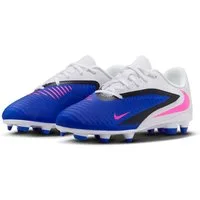 Nike JR PHANTOM 6 LOW CLUB FG/MG LASER BLUE/WHITE Fußballschuh
