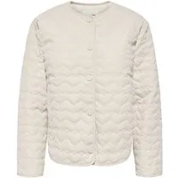 ONLY Blouson Rundkragen Knopfverschluss Eingrifftaschen Unifarben (1-St) ONLHEART QUILTED JACKET NOOS OTW