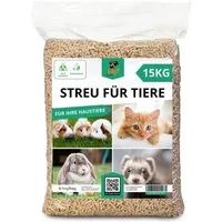 Best for Pets Katzenstreu Tierstreu Holzpellets 100% Natur – saugstark & geruchsbindend (Tierbedarf, 1-tlg., Einzelprodukt), 100 % Naturholz, ohne chemische Zusätze, staubarm