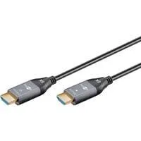 Optisches Hybrid Ultra High-Speed HDMI Kabel (AOC) 8K / 60Hz schwarz/grau, 30 Meter, 48 Gbit/s