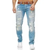 RedBridge Destroyed-Jeans Rebel Stil Regular Fit Premium Qualität
