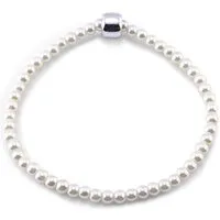 Firetti Perlenarmband Armband 4mm, mit Glasperle