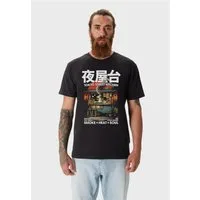 Oldskull T-Shirt Asian Tokyo Street Food Graphic mit Fotodruck im Tokyo-Street-Style