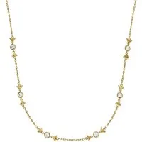 Emporio Armani Kette ohne Anhänger Schmuck Geschenk Silber 925 Halsschmuck, mit Zirkonia (synth)