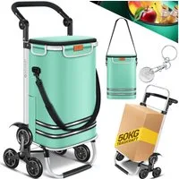 KESSER Einkaufstrolley, Einkaufstrolley mit Kühlfach ideal für Stufen belastbar bis 50kg