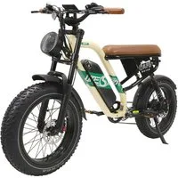 Vankel E-Bike Cityrad Herren Damen Fatbike Pedelec 20 Zoll 250W 648Wh 100km Full-Suspension, Kettenschaltung, Heckmotor, 648 Wh, Shimano 7-Gang Hydraulische Scheibenbremse 160mm Kenda 20 Zoll 38kg