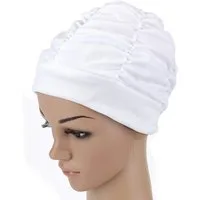 Fashy Badekappe Fashy - Badehaube Weiss (3403-10) Damen Badekappe Bademütze Bademode